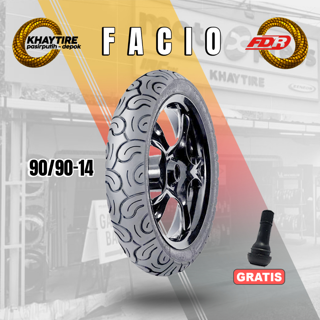 Promo Ban Motor Matic FDR FACIO 90/90-14 Tubeless