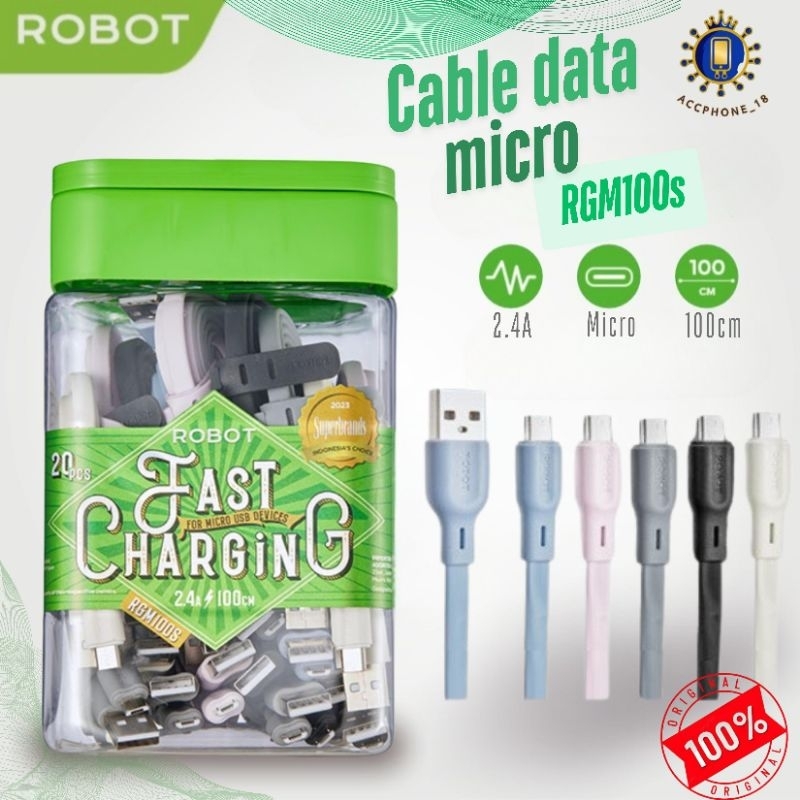 NEW ROBOT RGM100s Kabel Data USB MICRO 2.4M
