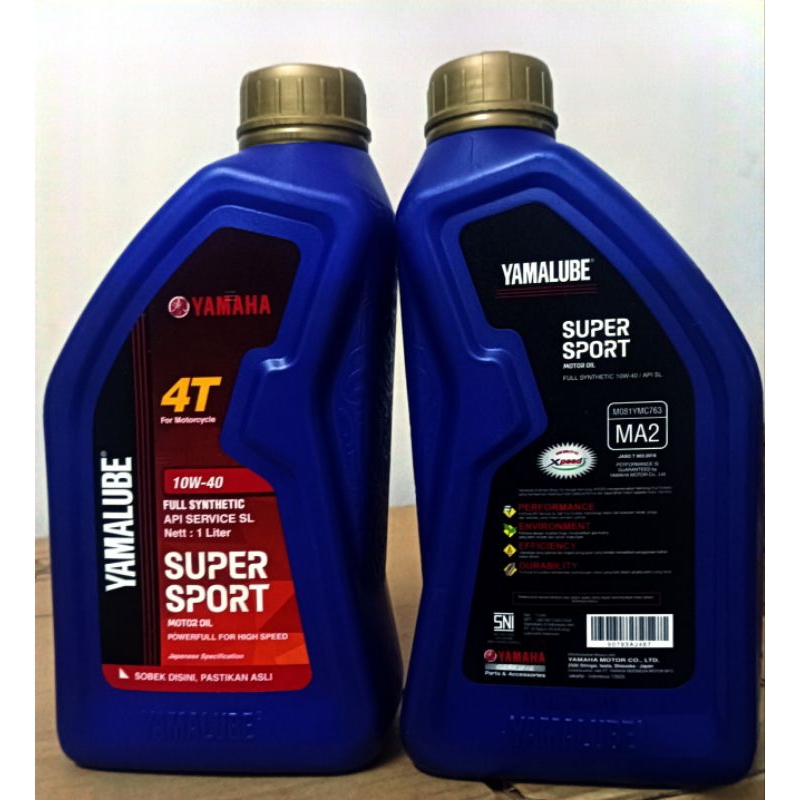 Yamalube super sport kemasan baru 1 liter
