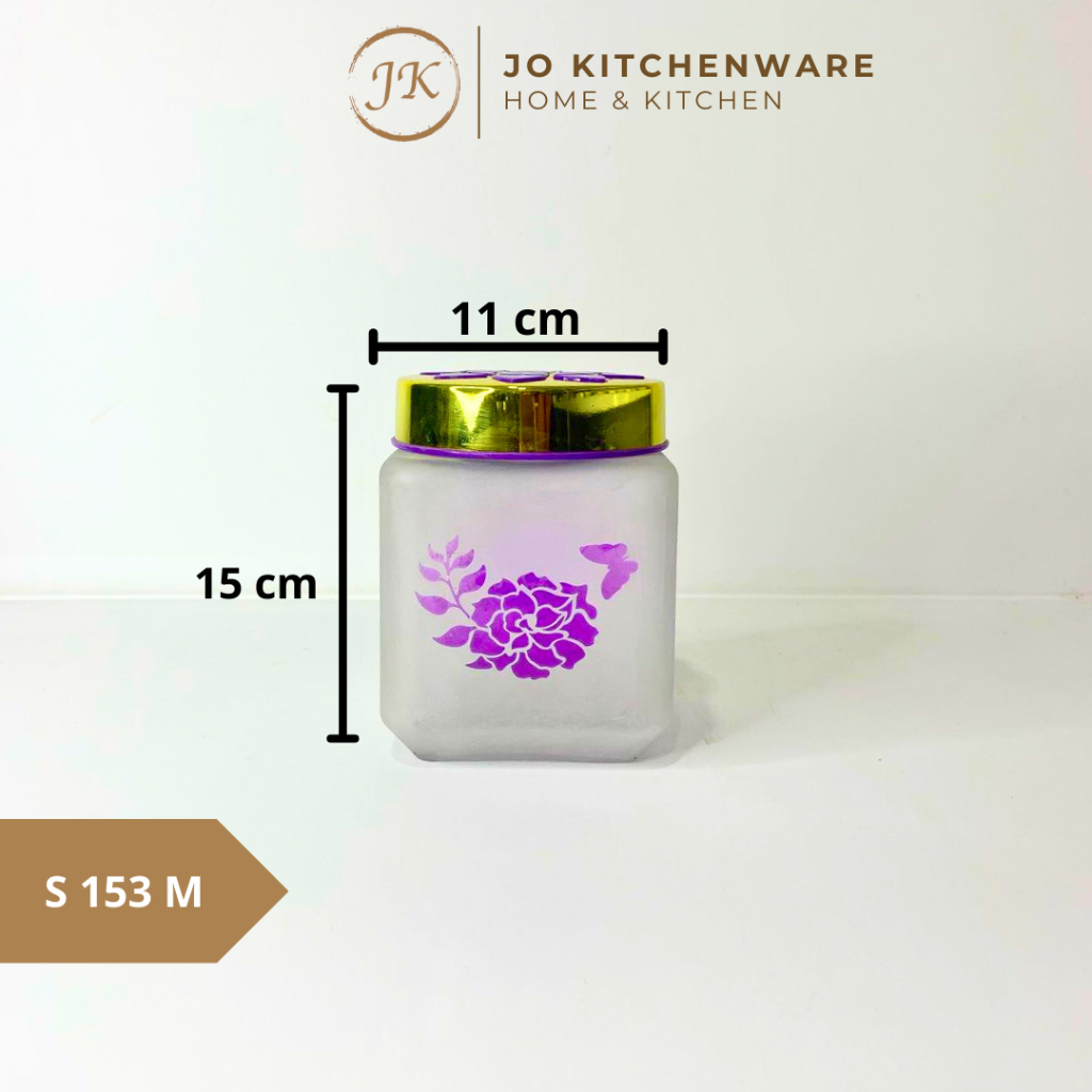 Special Ramadhan SET 3 PCS Toples Flower Crystal Kaca Lebaran Cantik Gradasi Super Murah Wort it AFS