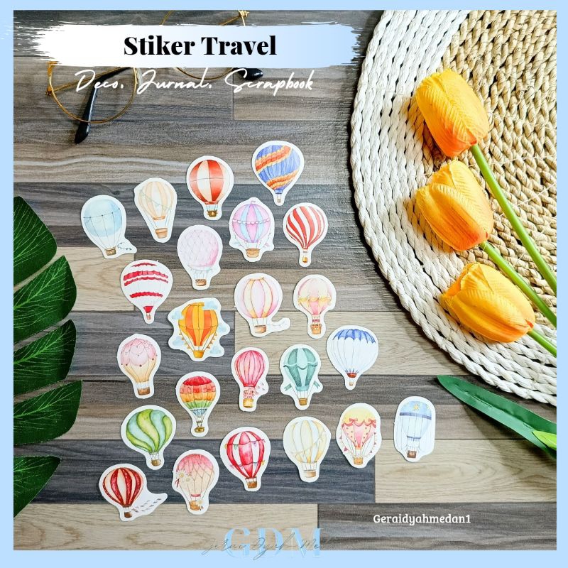 

Stiker Travel Decoration Jurnal Scrapbook