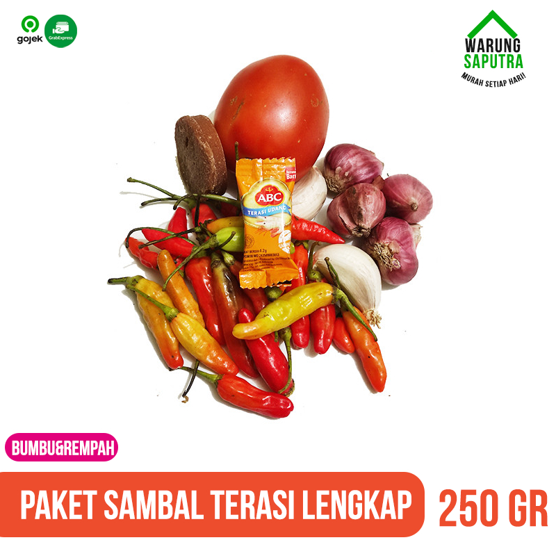 

Paket Sambal Terasi Lengkap 250 g