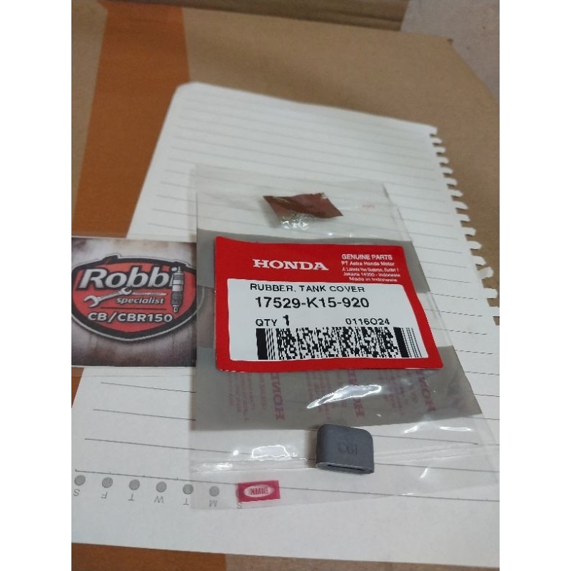 17529-K15-920 Rubber Tank Cover Karet Cover Fuel Tank New CB150R Led Original