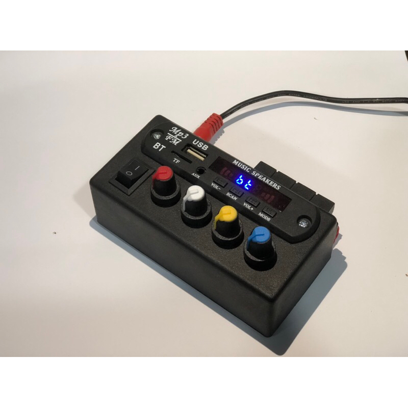 AMPLI MINI 12V BLUETOOTH 4 POTENSIO