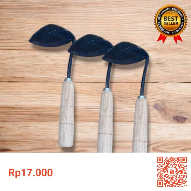 Cangkul Mini, Gathul Baja Besar, Kored Rumput, Wangkil Penggembur Tanah, Cangkul Mini Miring