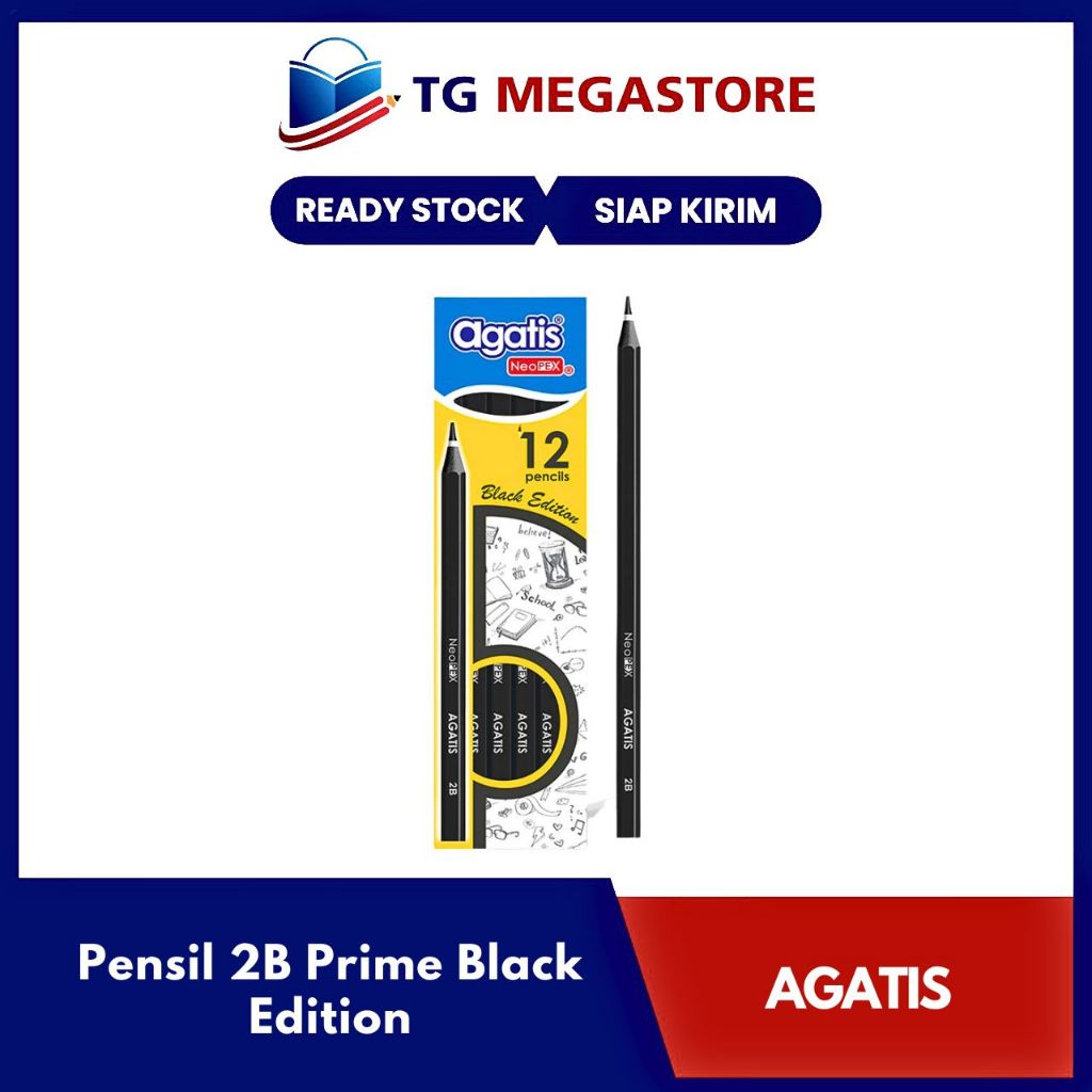 

Pensil 2B Agatis Prime Black Edition - B1201