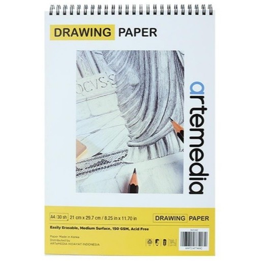 

Gramedia Pettarani - ARTEMEDIA A4 DRAWING BOOK 150GSM 30SH 203102