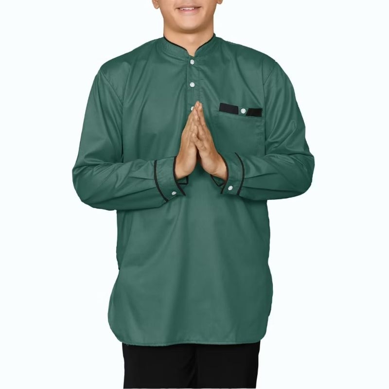 IRUL - NEW 2025 BAJU KOKO KEMEJA KURTA JUMBO KATUN TOYOBO PREMIUM LENGAN TANGAN PANJANG SAKU AKTIF T