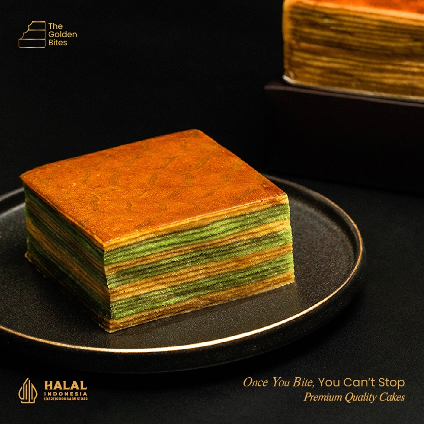 

Lapis Legit Loyang Mini Pandan Premium Halal