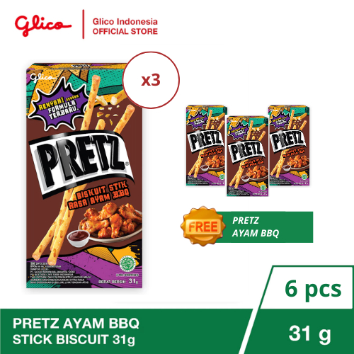 

Buy 3 GET 6 PRETZ AYAM BBQ