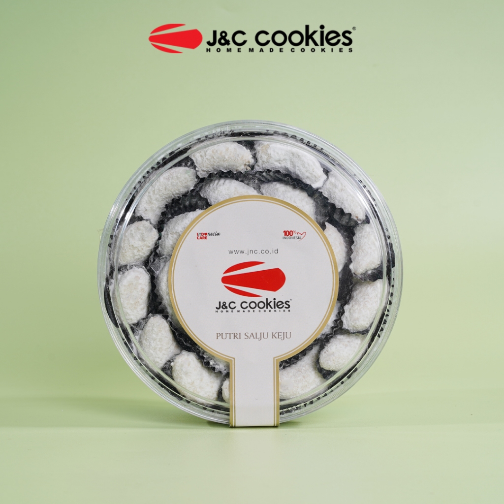 

JNC Cookies Kue Kering Premium Putri Salju Keju Toples Reguler