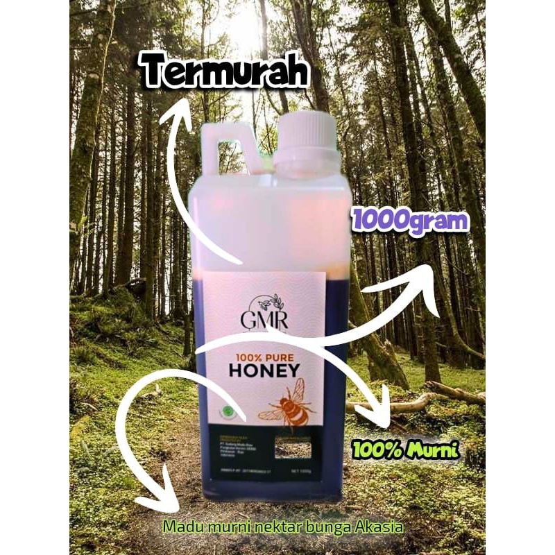 

Madu Melifera Carpa Murni Asli Nektar Akasia 1000gram 100% Alami