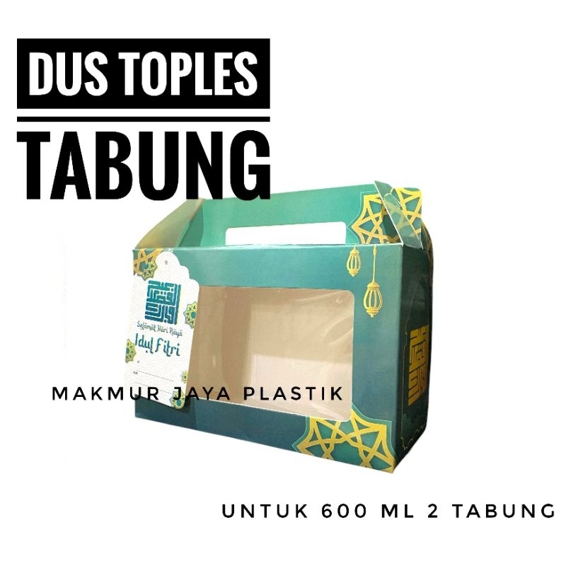

Dus untuk toples tabung 2 jar uk 500 / 600 ml motif idul fitri
