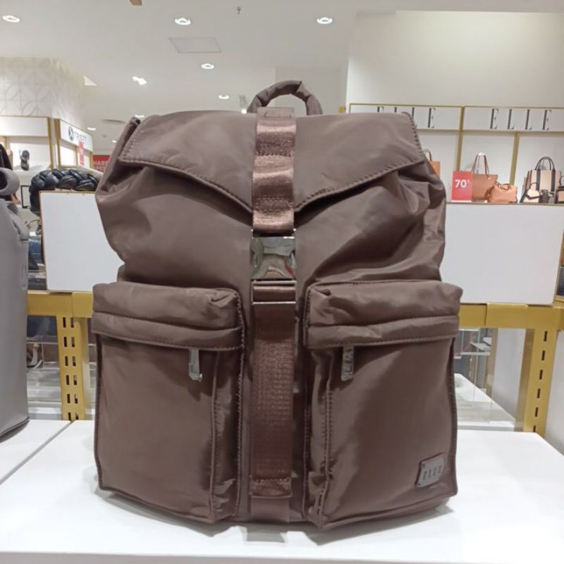 Tas Ransel Wanita ELLE 3219 Produk Terbaru Original Depstore Mall Tas Backpack Punggung Parasut Nilo