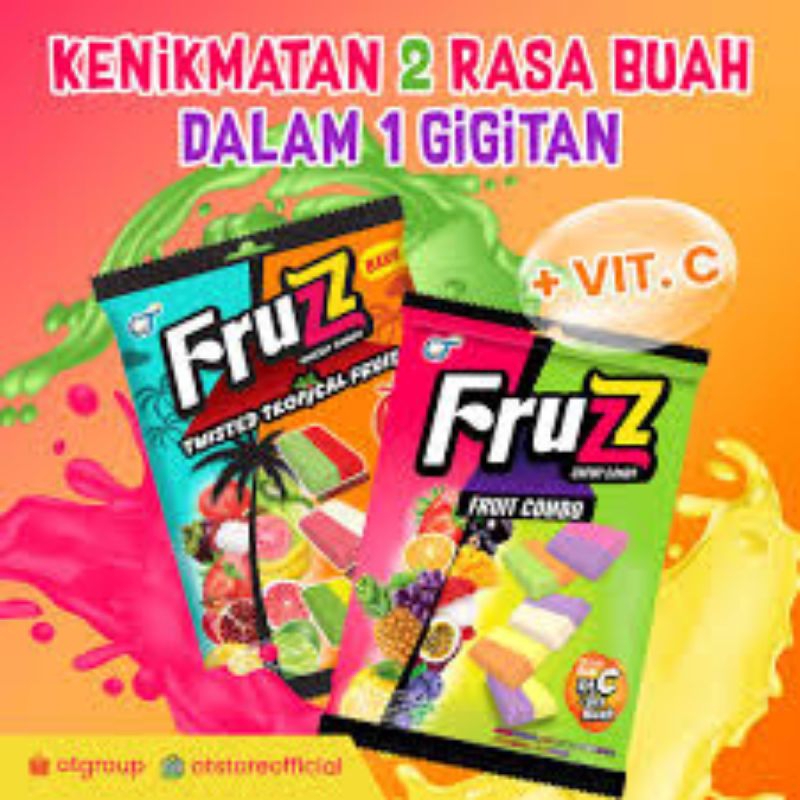 

Permen Fruzz Chewy Candy 100g