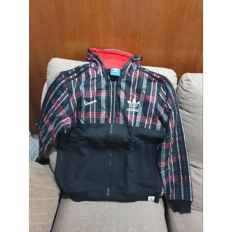 Jaket Hoodie Adidas Vespa Original