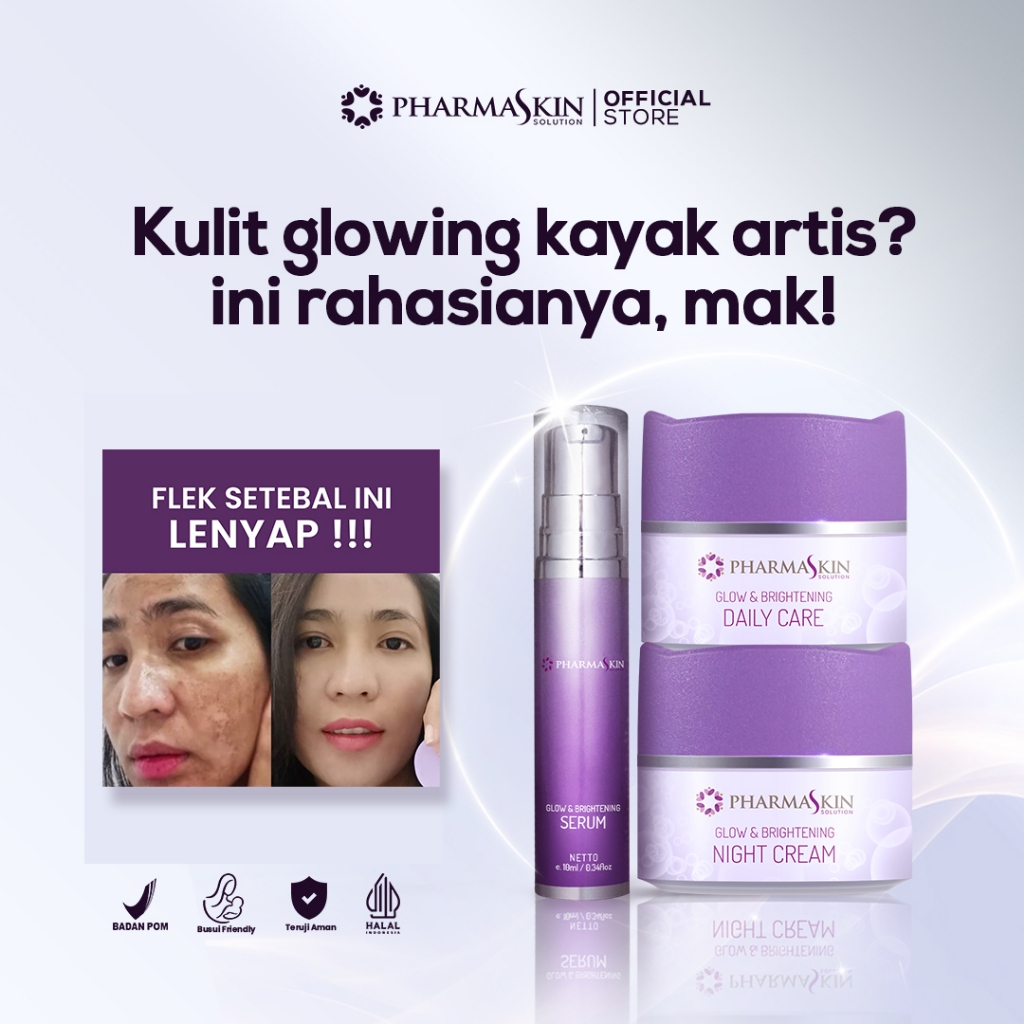 cream flek melasma Pharmaskin Cream Flek Hitam Membandel Bpom - Intensive Flek Daily - Krim Untuk Pe
