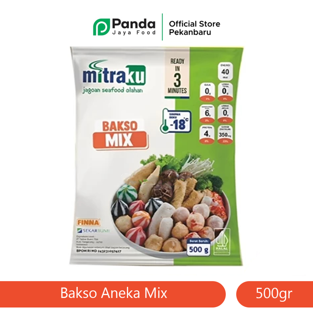 

Mitraku Bakso Aneka Mix 500 Gram