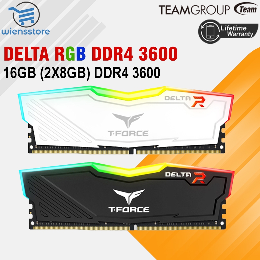 Team T-Force Delta RGB 16GB (2x8GB) DDR4 3600 Mhz