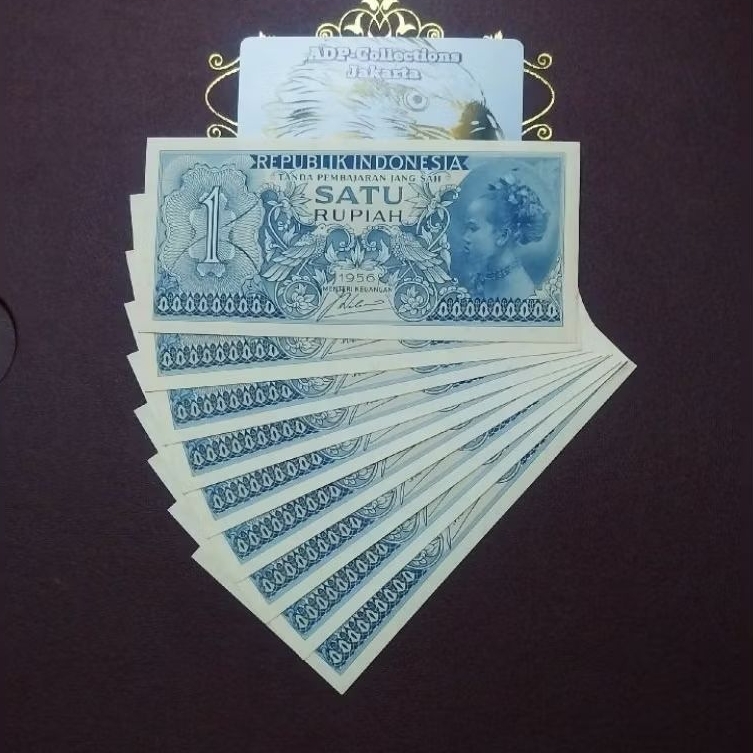 Uang Kuno 1 Rupiah Sukubangsa Tahun 1956