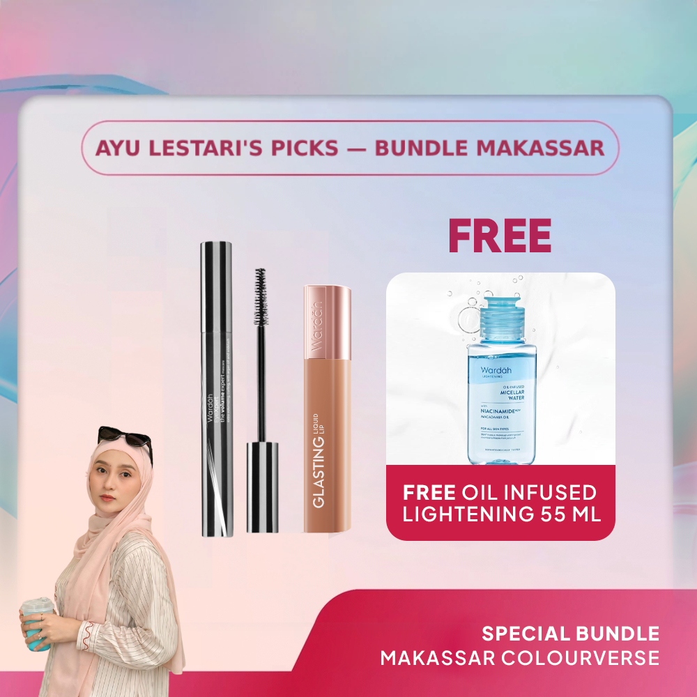 [AYU LESTARI'S PICKS: BUNDLE MAKASSAR] WARDAH SPECIAL COLOURVERSE — Glasting x EyeXpert The Volume E