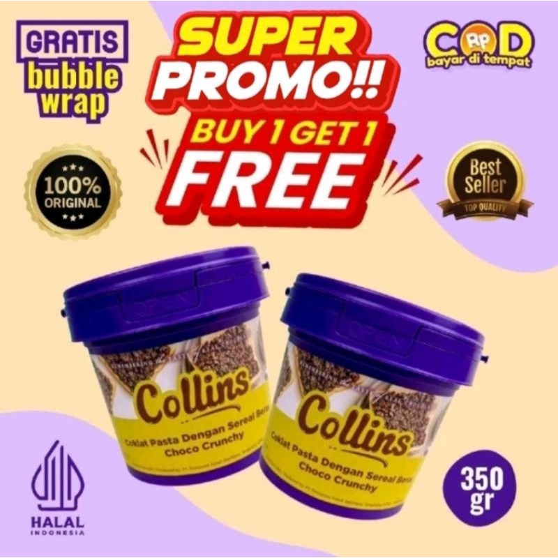 

Collins Kue Pasta Dengan Sereal Choco Crunchy 350gr
