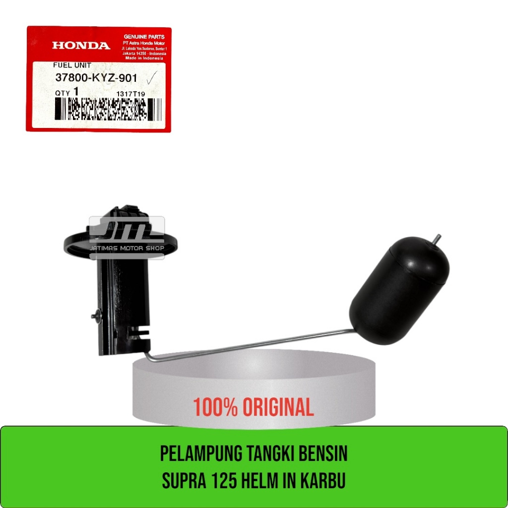 Pelampung tangki bensin supra 125 helm in karbu 37800-KYZ-901