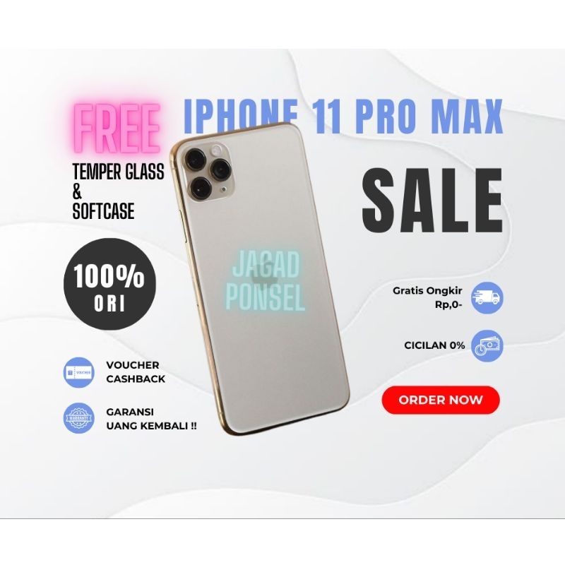 iPhone 11 pro max 64GB 256GB second ex resmi