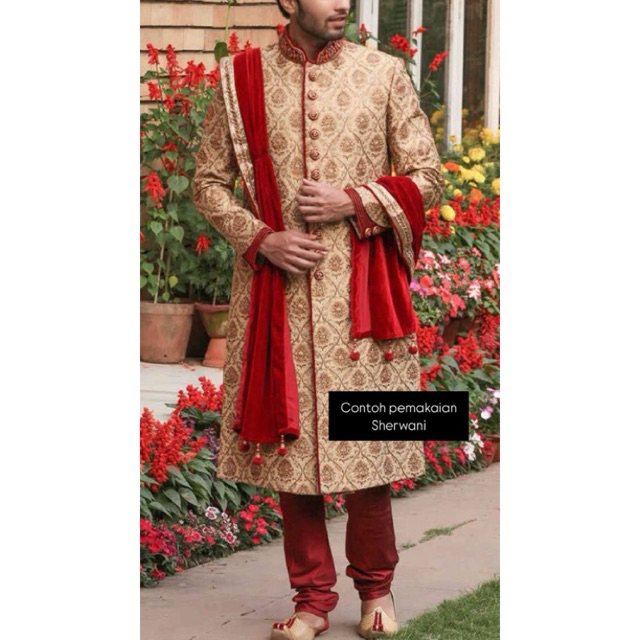 JAS SHERWANI INDIA| BAJU PENGANTIN COWOK| BAJU PENGANTIN INDIA | PREMIUM