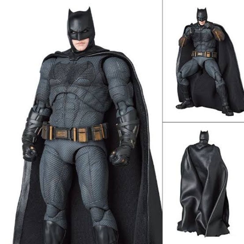 Medicom Mafex Batman Justice League Zack Snyder's No. 222 Original Action Figure Mainan