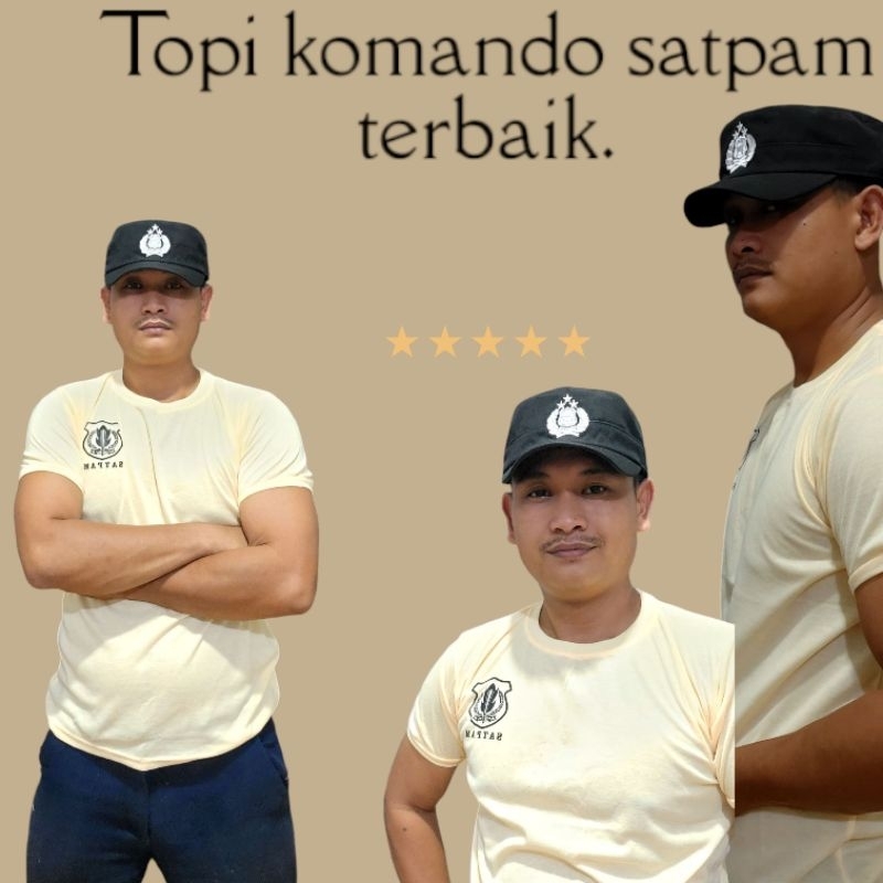 TOPI KOMANDO SATPAM JATAH POLRI, TOPI KOMANDO SECURITY JATAH POLRI