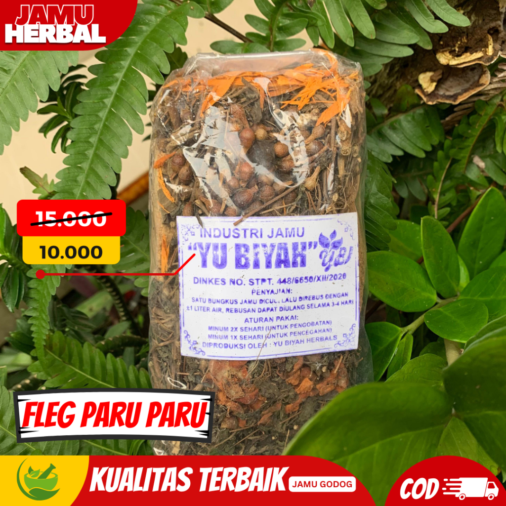 

JAMU GODOK FLEK PARU - PARU/JAMU GODOK / HERBAL BATUK MENAHUN BATUK BERDAHAK DAN KERING