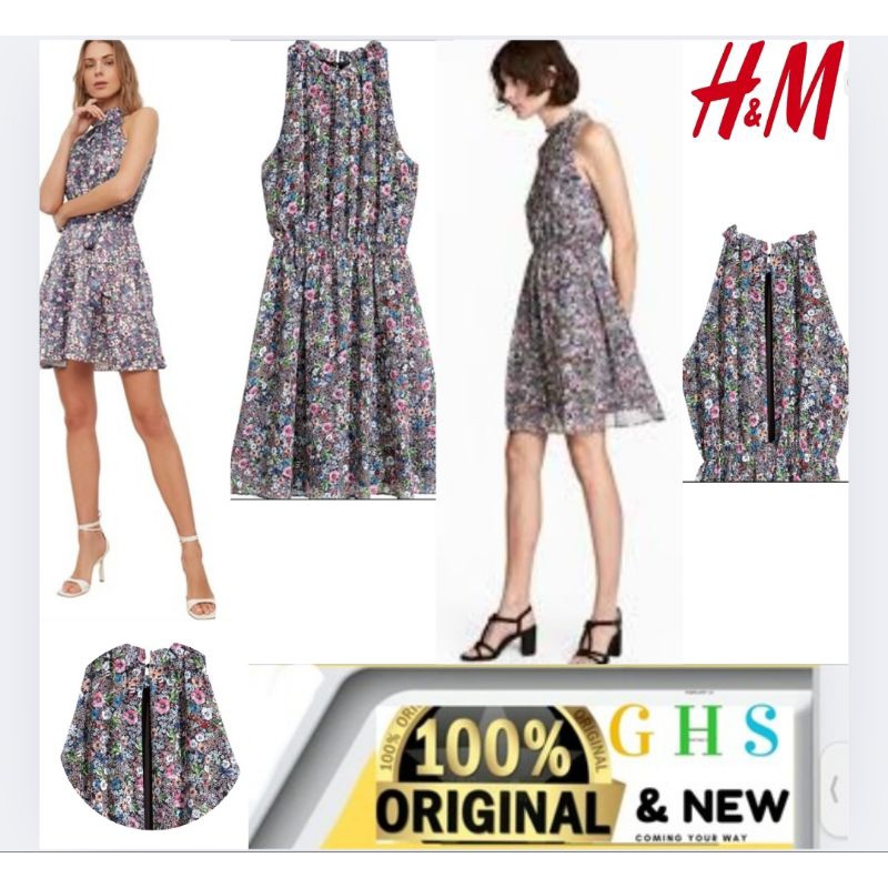 HNM Chiffon Floral Dress