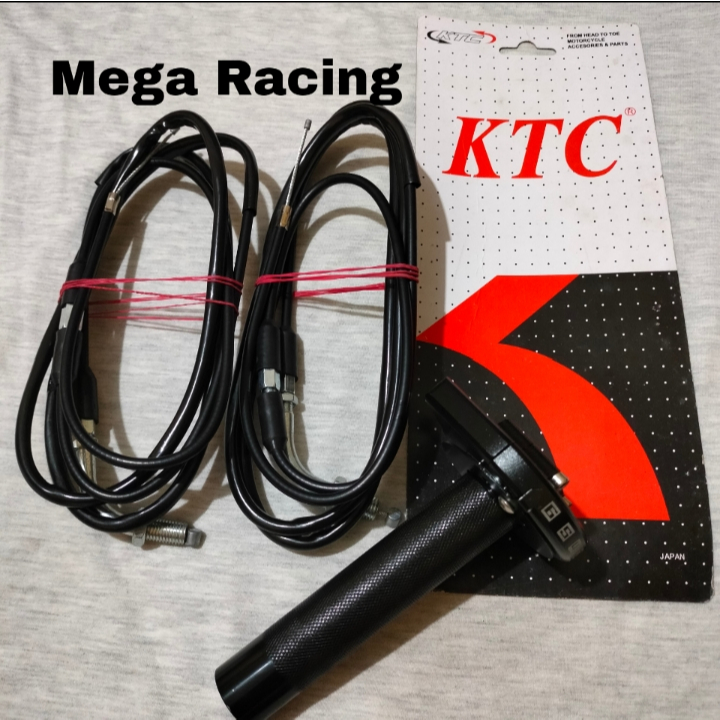 Gas spontan aktif original ktc racing 2 kabel slongsong gas spontan ktc 2 kabel ktc universal all mo