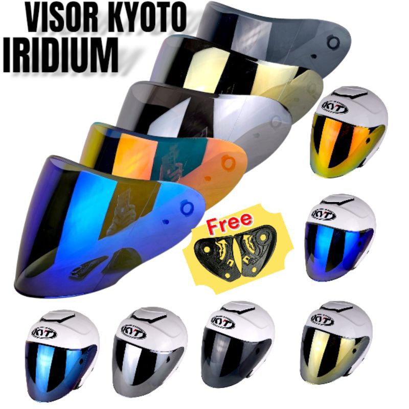 Visor Kyt Kyoto Iridium|Kaca Helm Iridium Kyoto
