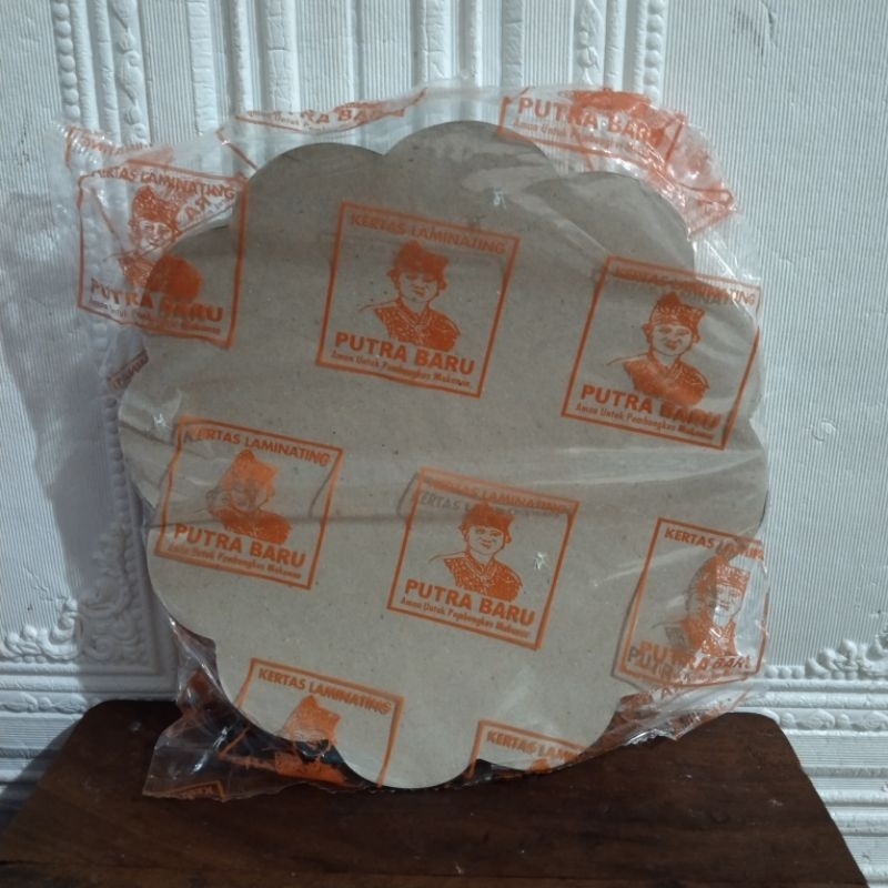 kertas nasi bunga / kertas nasi bulat / kertas nasi piring jikin