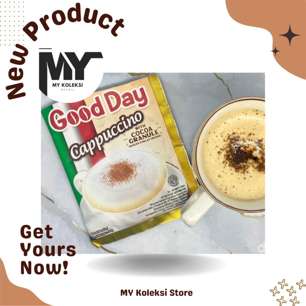 

Kopi Good Day Cappucino 25 Gram MY Retail