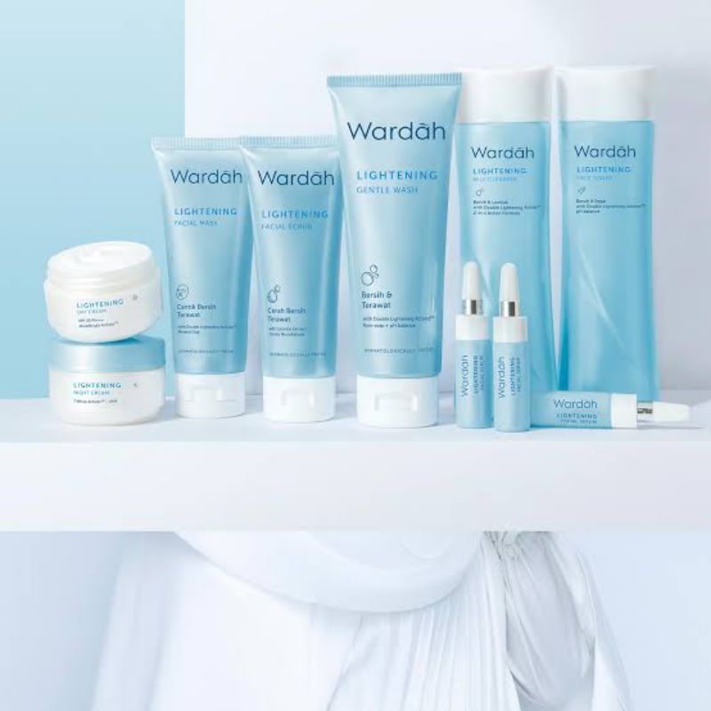 wardah lightening skincare set