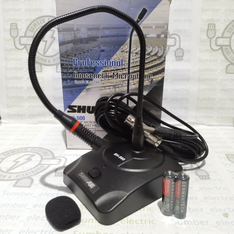 MICROPHONE / MIKROFON MEJA PODIUM SH-500 BY SHURE