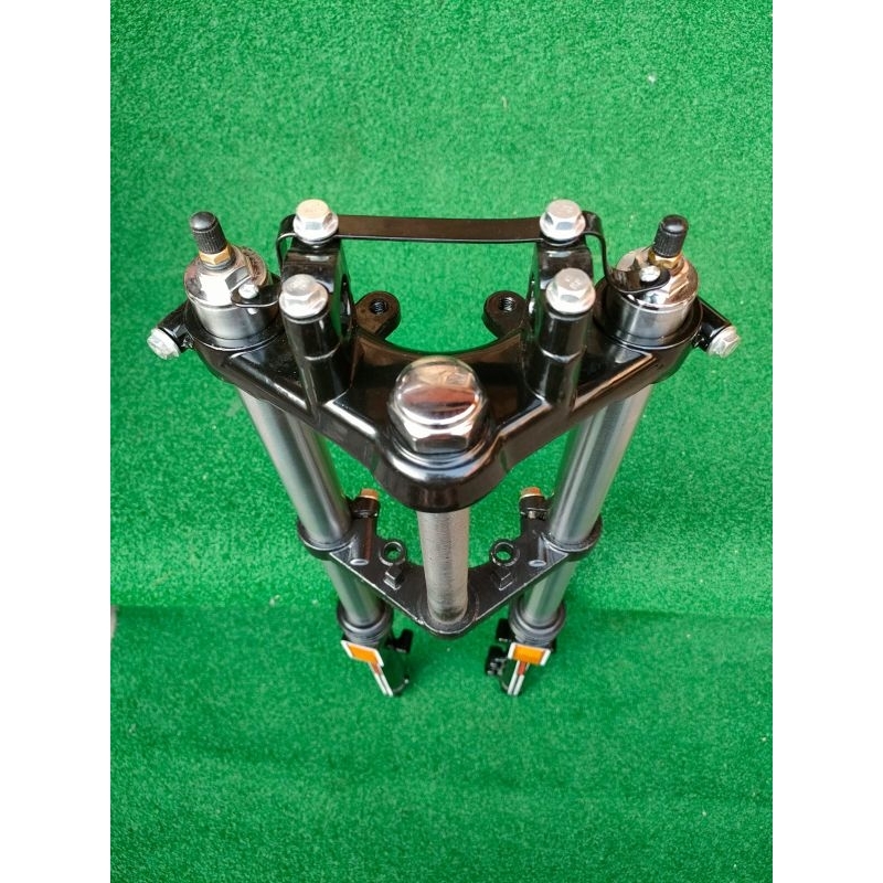 Cod Shock depan Gl pro Gl max as komstir pnp Honda set as tabung kanan kiri dan segitiga atas bawah