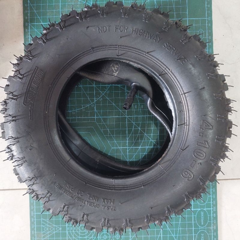 ban mini atv 4-10-6 ring 6 luar dalam