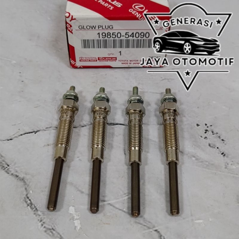 BUSI PEMANAS GLOW PLUG 1SET ISI 4PCS KIJANG 7K DIESEL 11V GARANSI 1 BULAN