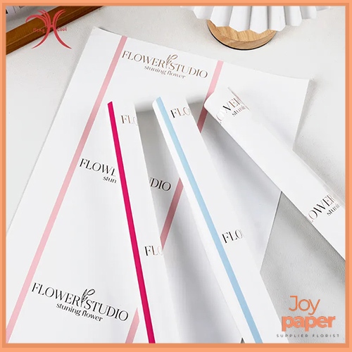 

Kertas Buket Bunga line warna Cellophane Flower Wrapping KB66