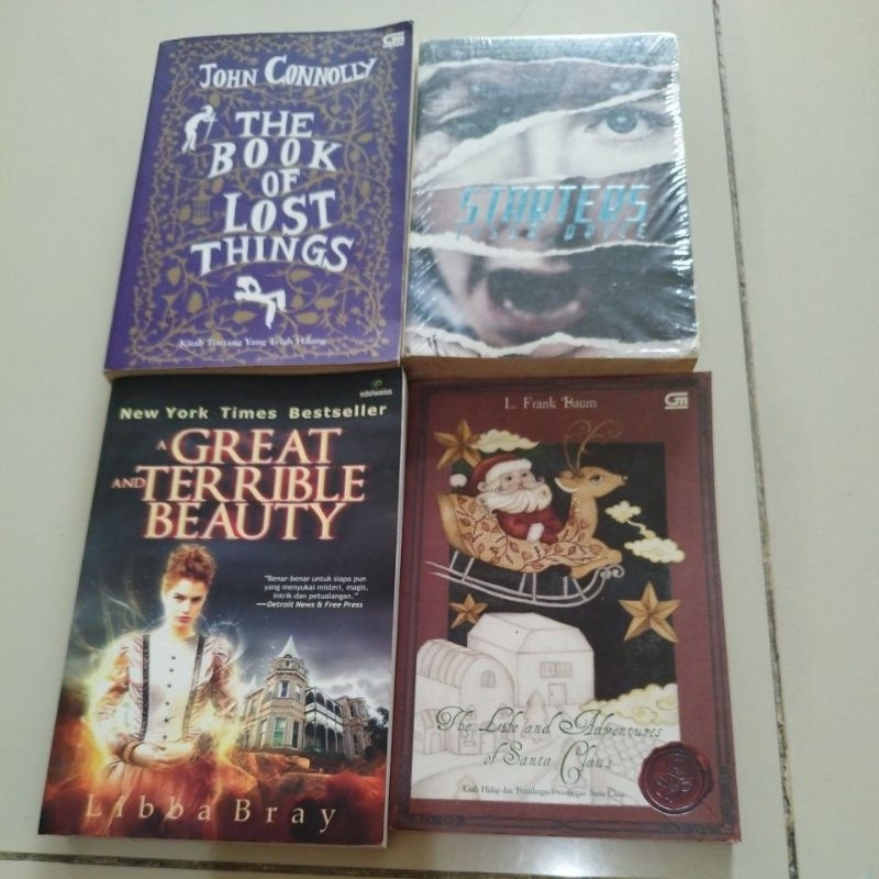 The Book Of Lost Things John Connolly, The Life And Adventures of Santa Claus, A Great Terrible Beau