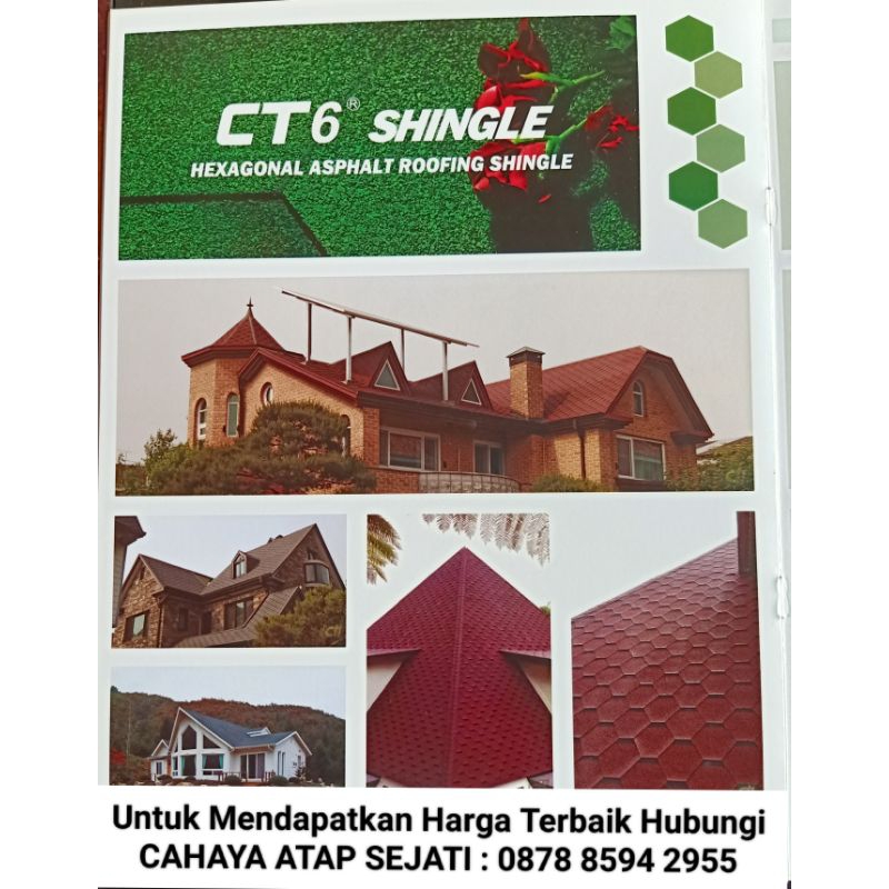 Atap Bitumen CTI CT 6 Hexagon