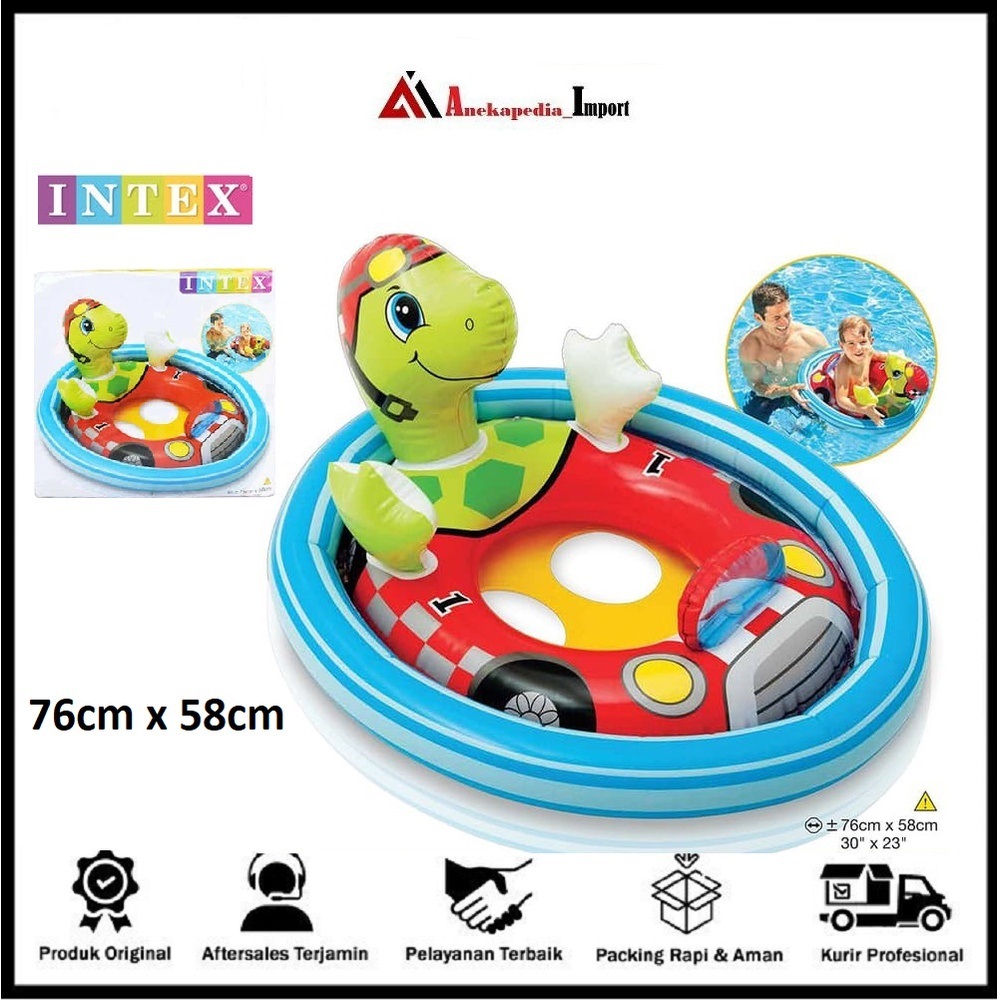 Intex Pelampung Renang Anak Turtle - Kolam Renang Anak - Intex 59570 - Pelampung - Pelampung Anak