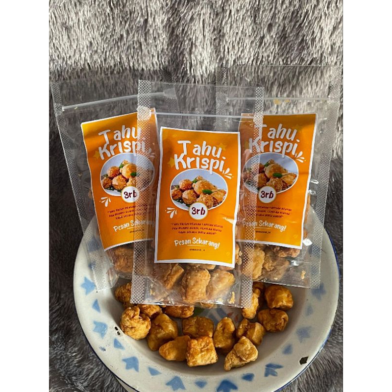 

Tahu krispi 75g uwinakkkk bangetttt kriyukkk