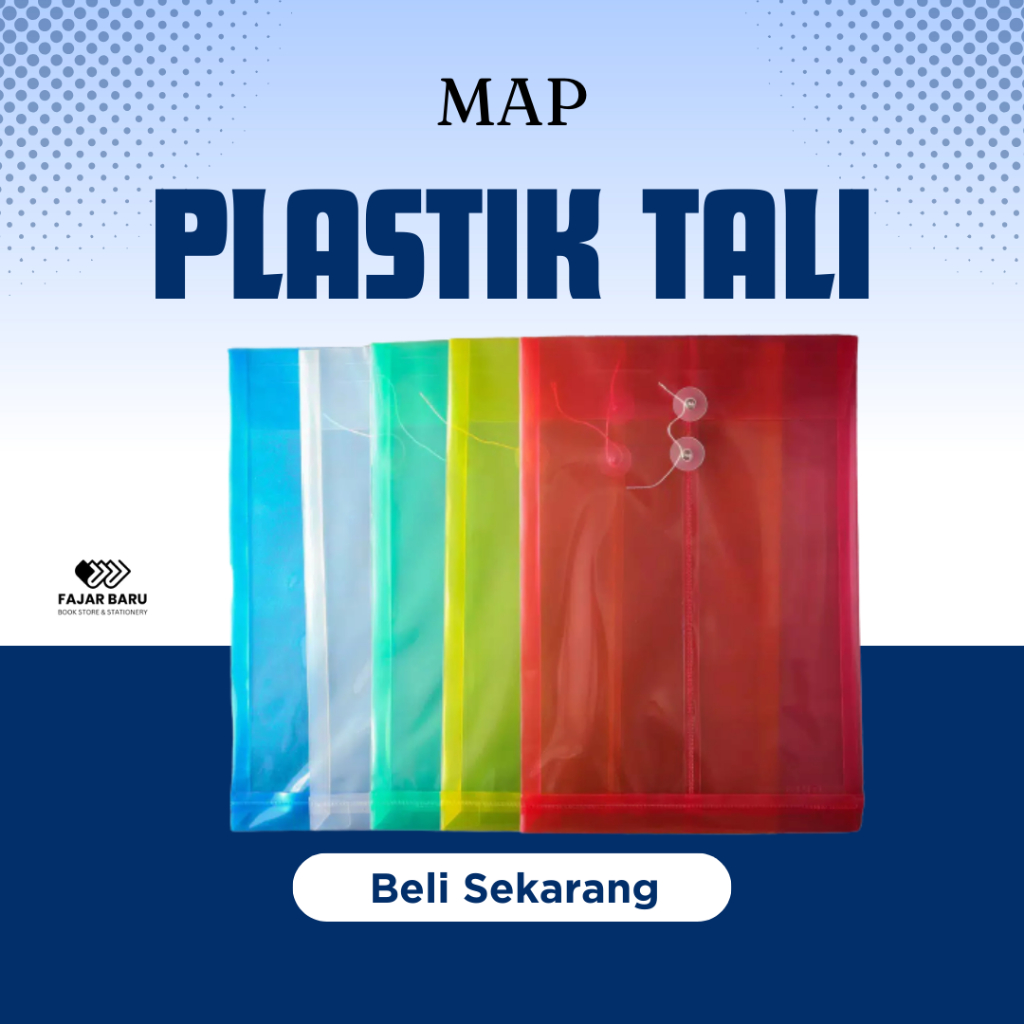 

[ PCS ] MAP PLASTIK TALI / MAP FOLDER PLASTIK / MAP TALI PLASTIK