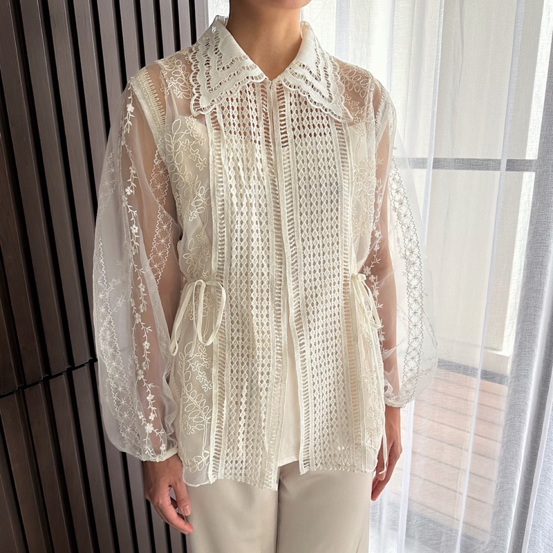 KINA ATELIER - Aishara Outer in white