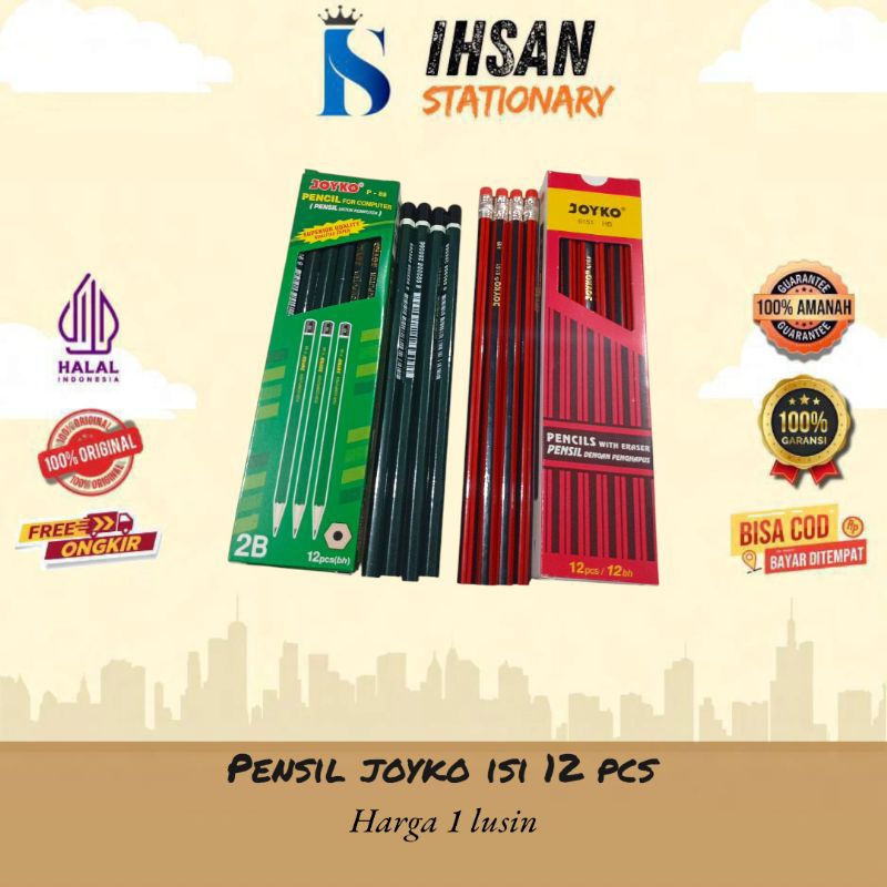 

Pensil Joyko Isi 12 Pcs (1 Lusin)